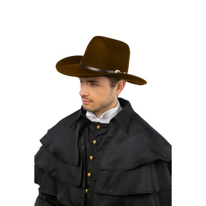 kovbojský klobouk Texas hnědý