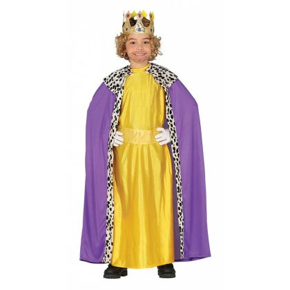 chlapecký kostým král fialový