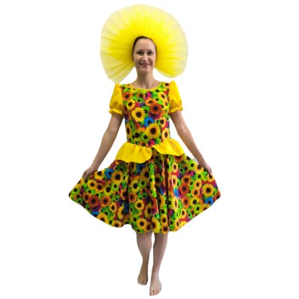 Foto - dámský kostým slunečnice