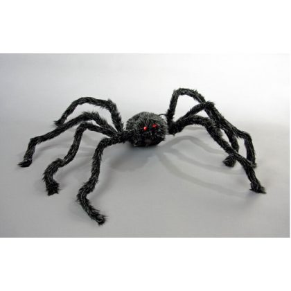 mega pavouk se zářícíma očima