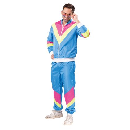 Foto - Retro modrá tepláková souprava unisex