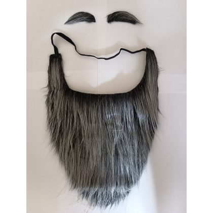 šedý plnovous a obočí