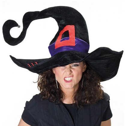čarodějnický klobouk s rolničkou