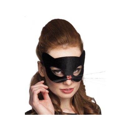 maska kočka černá