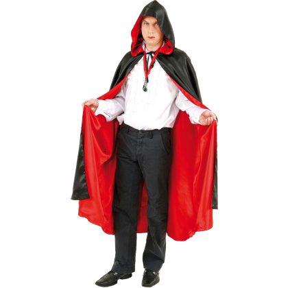 oboustranný plášť černočervený