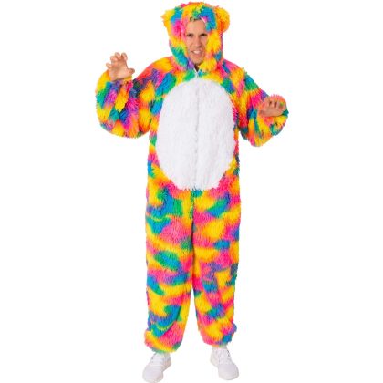 pánský kostým medvěd barevný