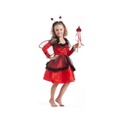 dívčí kostým beruška 134/140 cm