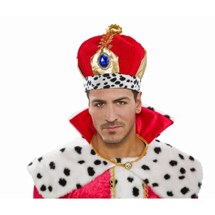 královská koruna ze sametu