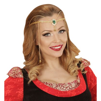 elfí čelenka zlatá