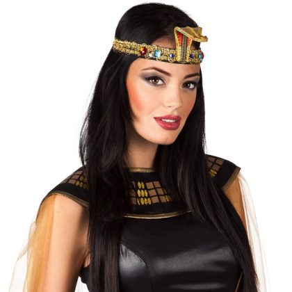 egyptská čelenka s hadem