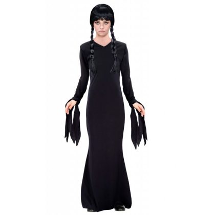 dívčí kostým temná dívka jako Wednesday 158 cm