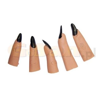 Prsty nehty červené