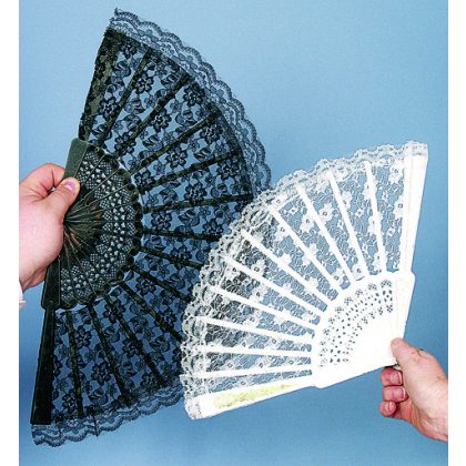 Foto - vějíř černý exclusive