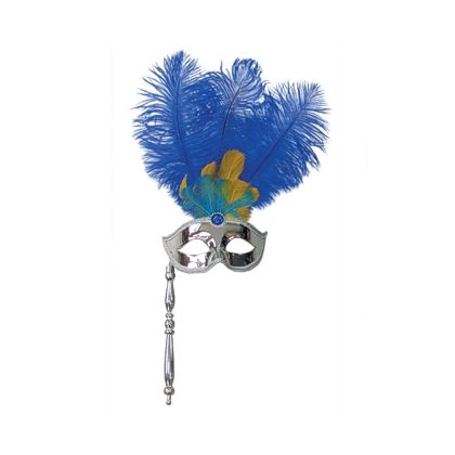 škraboška venezia tyrkysová