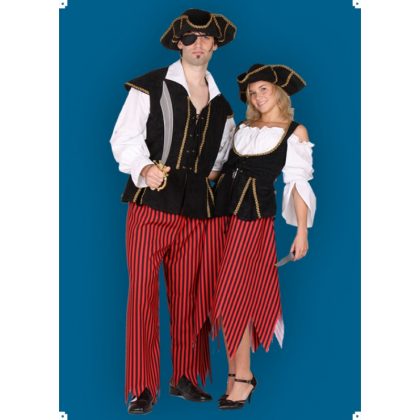 pirátka šaty
