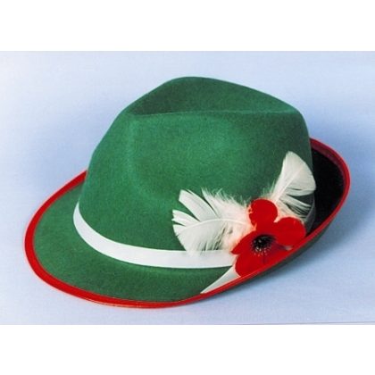 tyrolský klobouk zelený