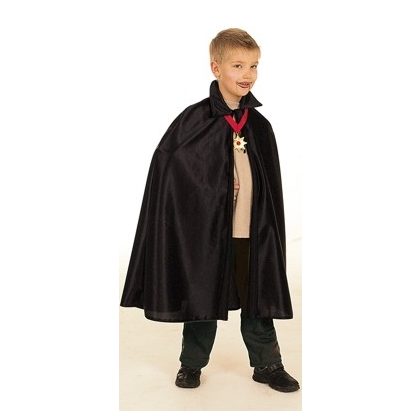 dětský kostým černý plášť