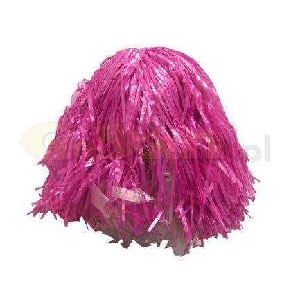 pompon růžovo-bílý do ruky