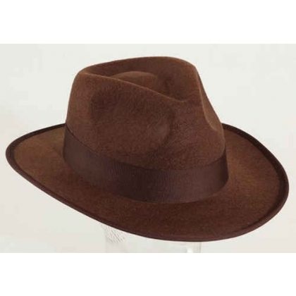 klobouk hnědý