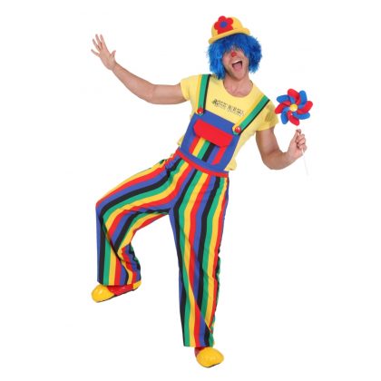 Foto - kostým kalhoty klaun proužkované