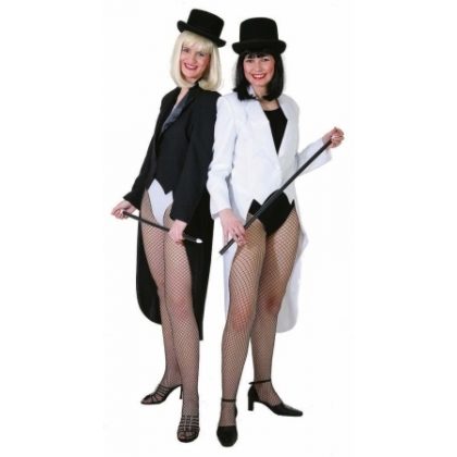 kostým frak dámský show-černý