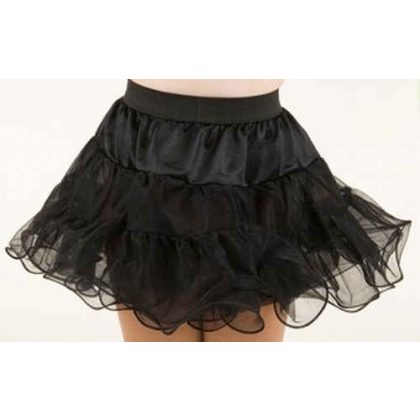 dětská spodnička krátká černá