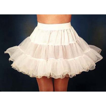 dětská spodnička delší bílá