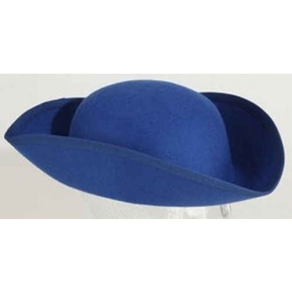 klobouk hladký modrý
