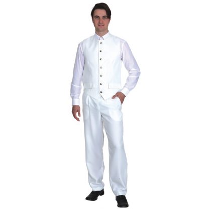 bílé kalhoty de luxe