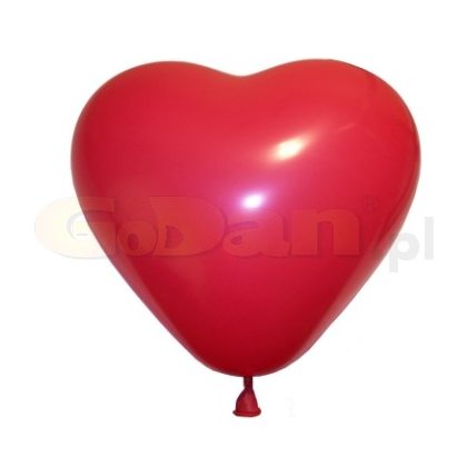 balónky červené srdce 125 ks