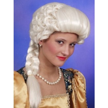 paruka Viktorie, krémově bílá