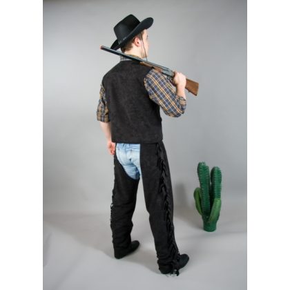 vesta kovbojská černá