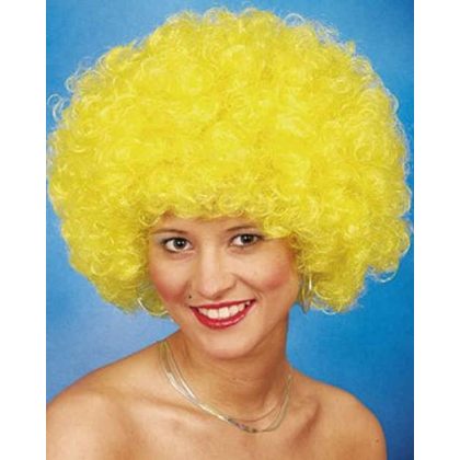 paruka žluté afro