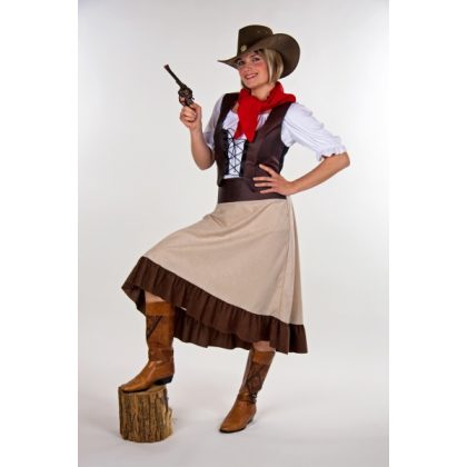 kostým western dívka