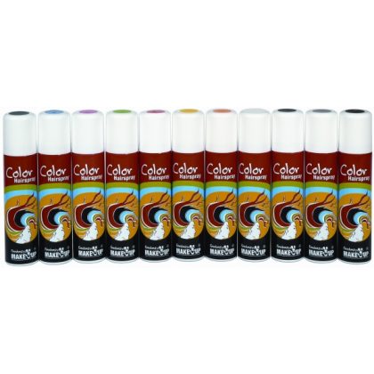 vlasový sprej - barva na vlasy černá