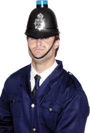 policejní helma, policejní maják
