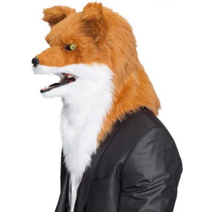 Foto - maska liška se svítícíma očima