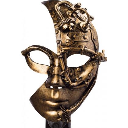 Foto - poloviční maska steampunk
