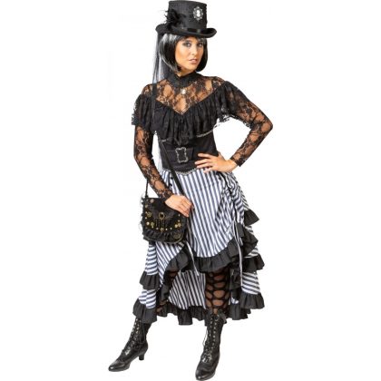 Foto - klobouk se závojem steampunk