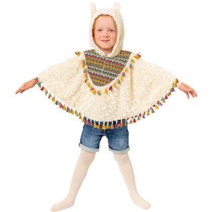 Foto - dětská pelerínka lama