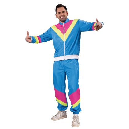 Foto - Retro modrá tepláková souprava unisex