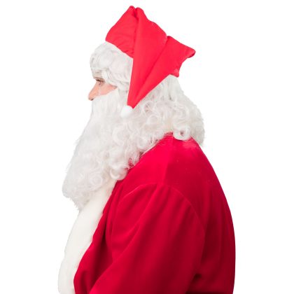 Foto - čepice s vlasy a vousy santa