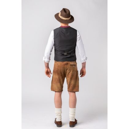 Foto - pánská vesta vínová octoberfest