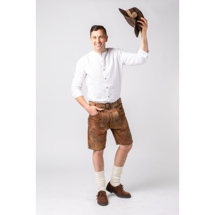 Foto - pánské kožené krátké kalhoty octoberfest