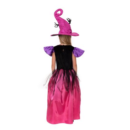 Foto - dívčí kostým růžová čarodějnice