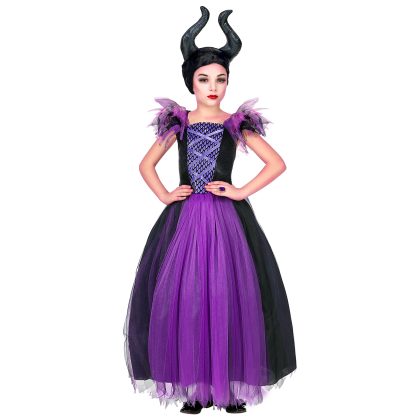 Foto - dívčí kostým čarodějnice Malefica