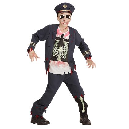 Foto - chlapecký kostým zombie policista