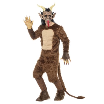 Foto - latexová maska čert krampus