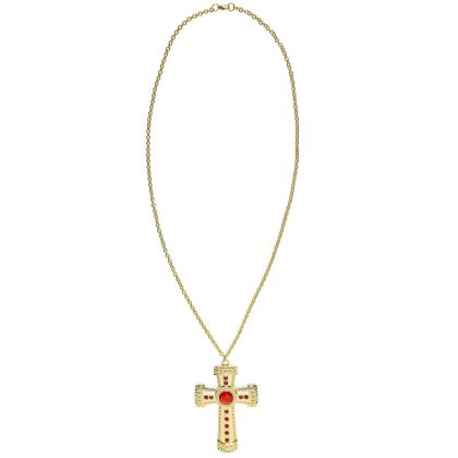 Foto - mikulášský náhrdelník s křížem de luxe