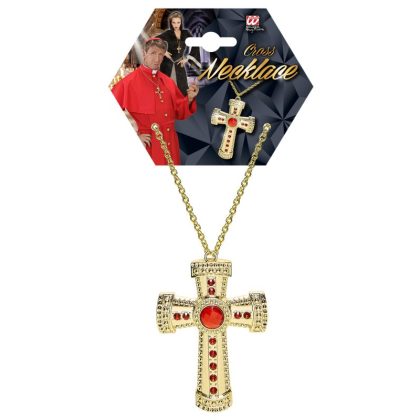 Foto - mikulášský náhrdelník s křížem de luxe